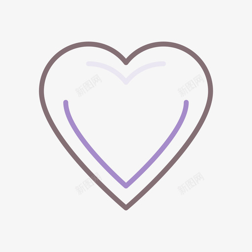 心脏解剖学12线性颜色图标svg_新图网 https://ixintu.com 心脏 线性 解剖学 颜色
