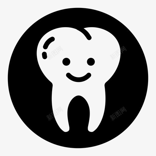 牙齿牙医微笑图标svg_新图网 https://ixintu.com 口腔 微笑 牙医 牙齿