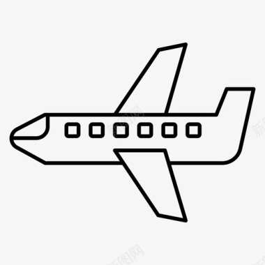 飞机空中客车航班图标图标