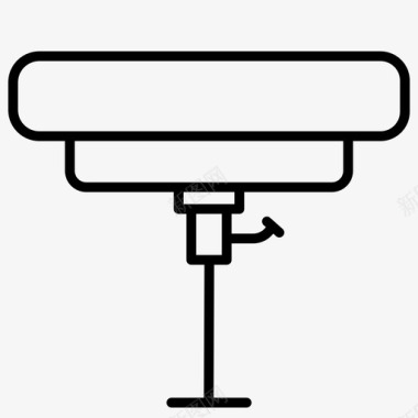 凳子家具装饰1轮廓图标图标