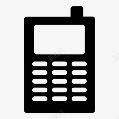 电话手机移动电话9线图标图标