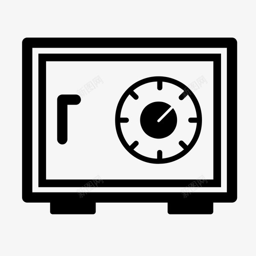 保险箱密码保管图标svg_新图网 https://ixintu.com 保护 保管 保险箱 安全 密码 贵重物品