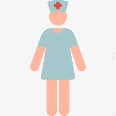 护士健康92彩色图标图标