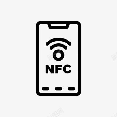 Nfc物联网131线性图标图标