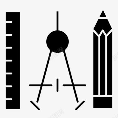 建筑师规划工具图标图标