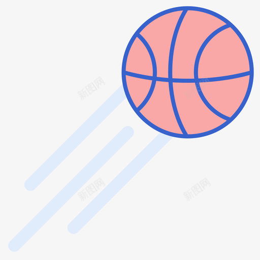 篮球篮球59线颜色图标svg_新图网 https://ixintu.com 篮球 颜色