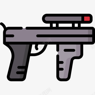 枪游戏104线颜色图标图标