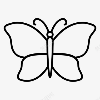 蝴蝶美丽飞翔图标图标