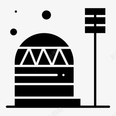 基地殖民地建筑图标图标