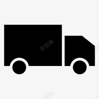 汽车运输货物运输图标图标