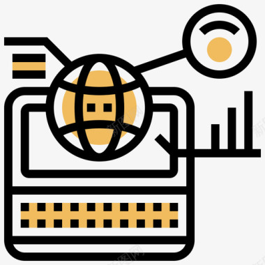 网络网络分析11黄影图标图标