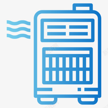 加热器冬季83梯度图标图标