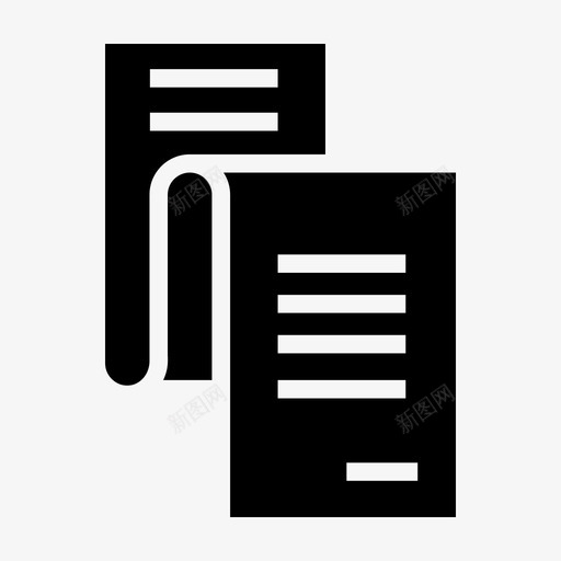 帐单发票贷款图标svg_新图网 https://ixintu.com 信用卡 发票 帐单 支票 税金 贷款