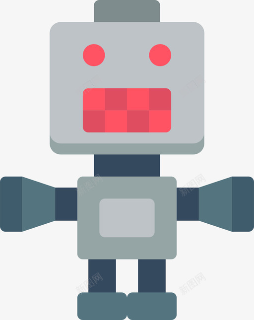 机器人恐怖秀4平面图标svg_新图网 https://ixintu.com 平面 恐怖 机器人