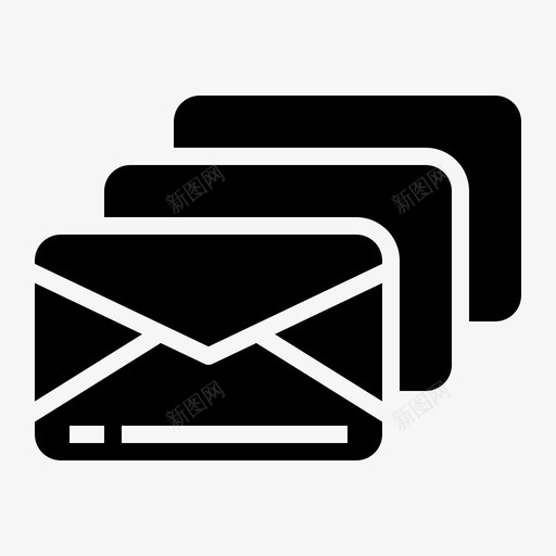信件邮件69填充图标svg_新图网 https://ixintu.com 信件 填充 邮件