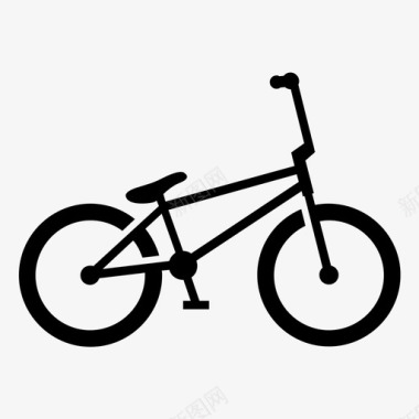 bmx自行车极限运动图标图标