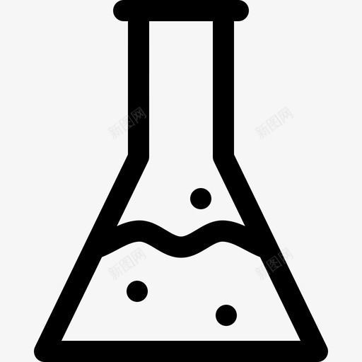 烧瓶实验室43线性图标svg_新图网 https://ixintu.com 实验室 烧瓶 线性
