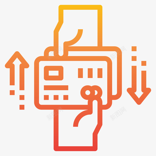 信用卡fintech27gradient图标svg_新图网 https://ixintu.com fintech gradient 信用卡