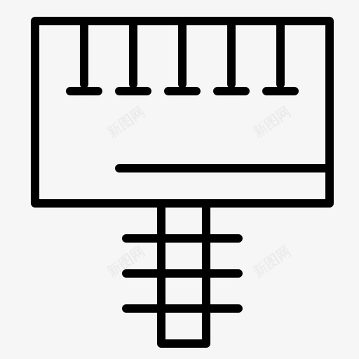 广告招牌数字营销和技术常规大纲图标svg_新图网 https://ixintu.com 大纲 常规 广告 技术 招牌 数字 营销