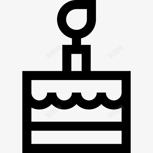 蛋糕婴儿淋浴43线性图标svg_新图网 https://ixintu.com 婴儿 淋浴 线性 蛋糕