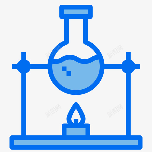 科学学校110蓝色图标svg_新图网 https://ixintu.com 学校 科学 蓝色