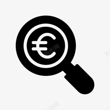 搜索欧元审计货币图标图标
