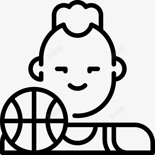篮球运动员乔布斯8直系图标svg_新图网 https://ixintu.com 乔布斯 布斯 直系 篮球 运动员