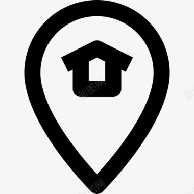 住宅房地产227直线图标图标