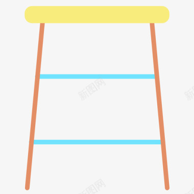 凳子家具装饰5平板图标图标