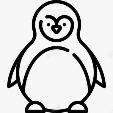 企鹅自然123直系图标图标