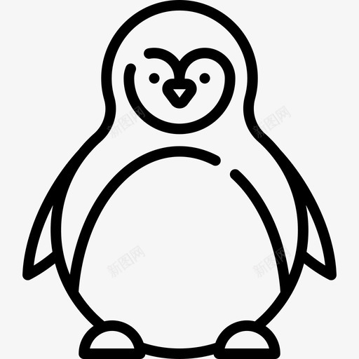 企鹅自然123直系图标svg_新图网 https://ixintu.com 企鹅 直系 自然