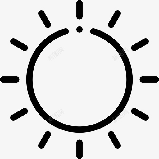 日光摄像头接口37线性图标svg_新图网 https://ixintu.com 接口 摄像头 日光 线性