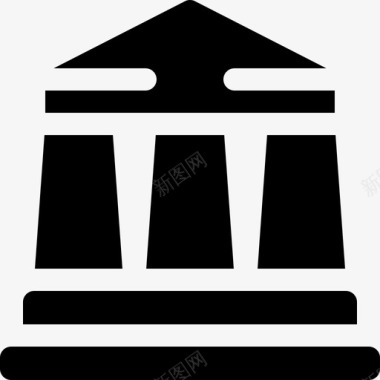 帕台农神庙古希腊28填充物图标图标