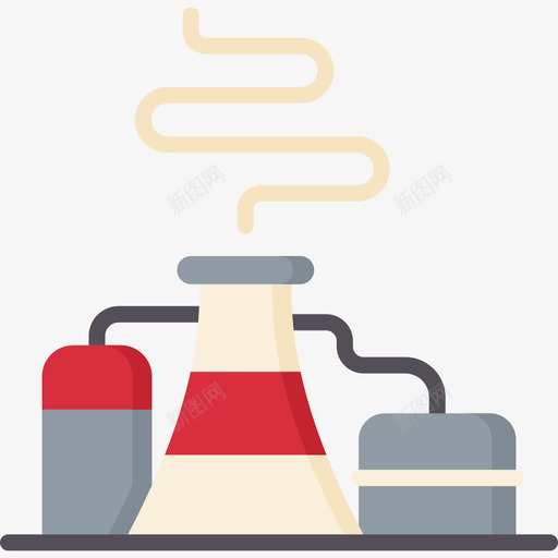工厂制造业34扁平图标svg_新图网 https://ixintu.com 制造业 工厂 扁平