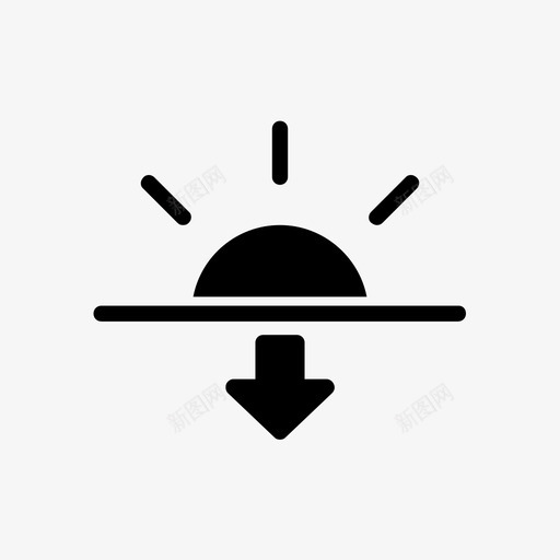 太阳天气冬天图标svg_新图网 https://ixintu.com 冬天 天气 太阳 雕文