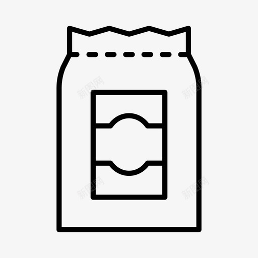 杂货袋食品袋食品图标svg_新图网 https://ixintu.com 市场 杂货 杂货店 购物 超市 食品 食品袋