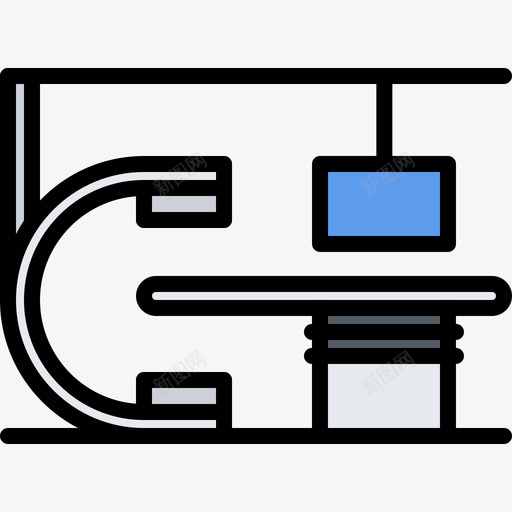 彩色血管造影医学技术图标svg_新图网 https://ixintu.com 医学 彩色 技术 血管 造影