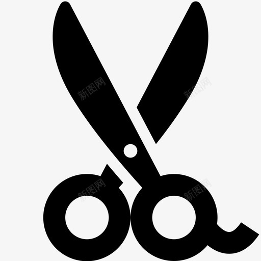 剪刀理发师7填充图标svg_新图网 https://ixintu.com 剪刀 填充 理发师