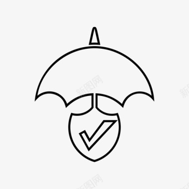 防护罩伞医疗图标图标