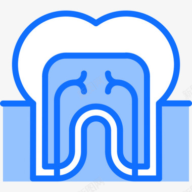 磨牙牙医57蓝色图标图标