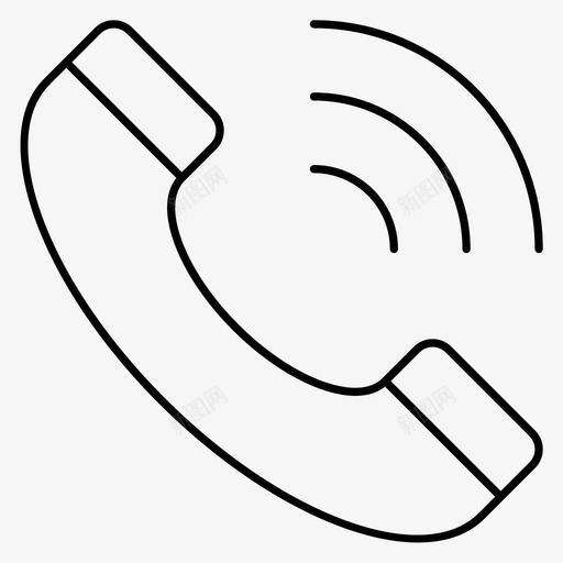 电话联系我们服务图标svg_新图网 https://ixintu.com 图标 客户服务 我们 支持 服务 热线 电话 联系