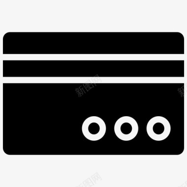 信用卡信用卡支付借记卡图标图标
