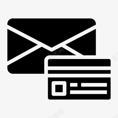 信用卡邮件69填写图标图标