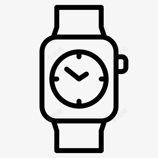 手表旅行315轮廓图标svg_新图网 https://ixintu.com 手表 旅行 轮廓