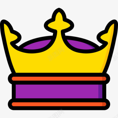 皇冠奖励32线性颜色图标图标