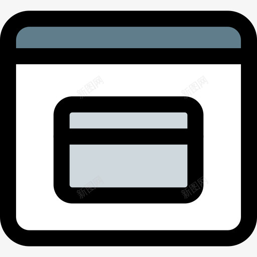 信用卡支付web应用程序登录页3线性颜色图标svg_新图网 https://ixintu.com web 信用卡 应用程序 支付 登录 线性 颜色