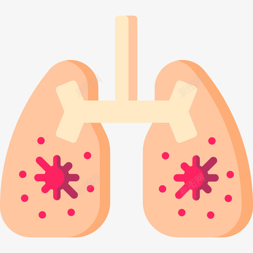 肺炎冠状病毒13扁平图标svg_新图网 https://ixintu.com 冠状 扁平 病毒 肺炎