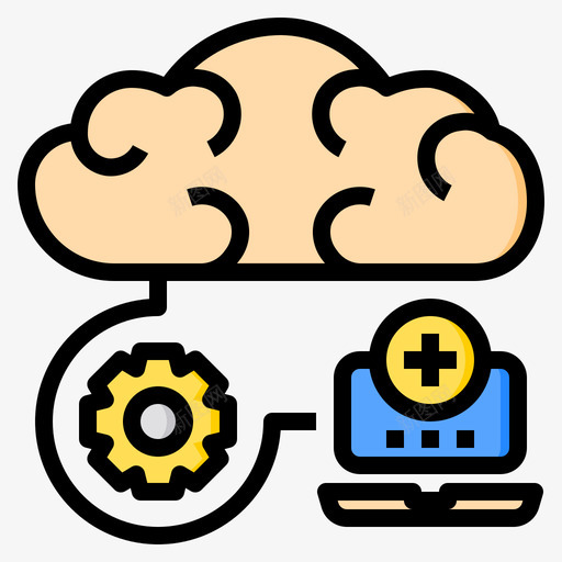调谐人工智能95线性颜色图标svg_新图网 https://ixintu.com 人工智能 线性 调谐 颜色