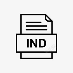 ind格式ind文件文件图标文件类型格式高清图片