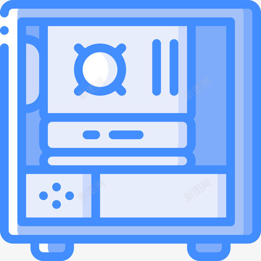 Pc计算机硬件28蓝色图标svg_新图网 https://ixintu.com Pc 硬件 蓝色 计算机
